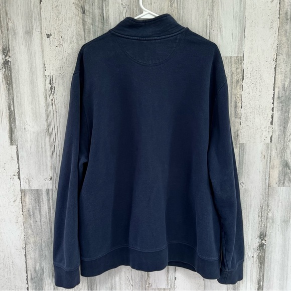 L.L.Bean Men’s Full Zipper Traditional Fit Sweatshirt Jacket Size XXL In Navy - Picture 8 of 8